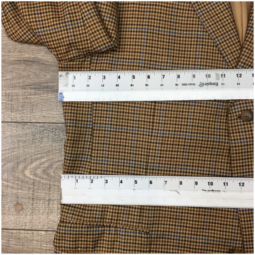 ERMENEGILDO ZEGNA Mens Blazer Sport Coat Casual Jacket Size 46L Wool Suit - Picture 6 of 12